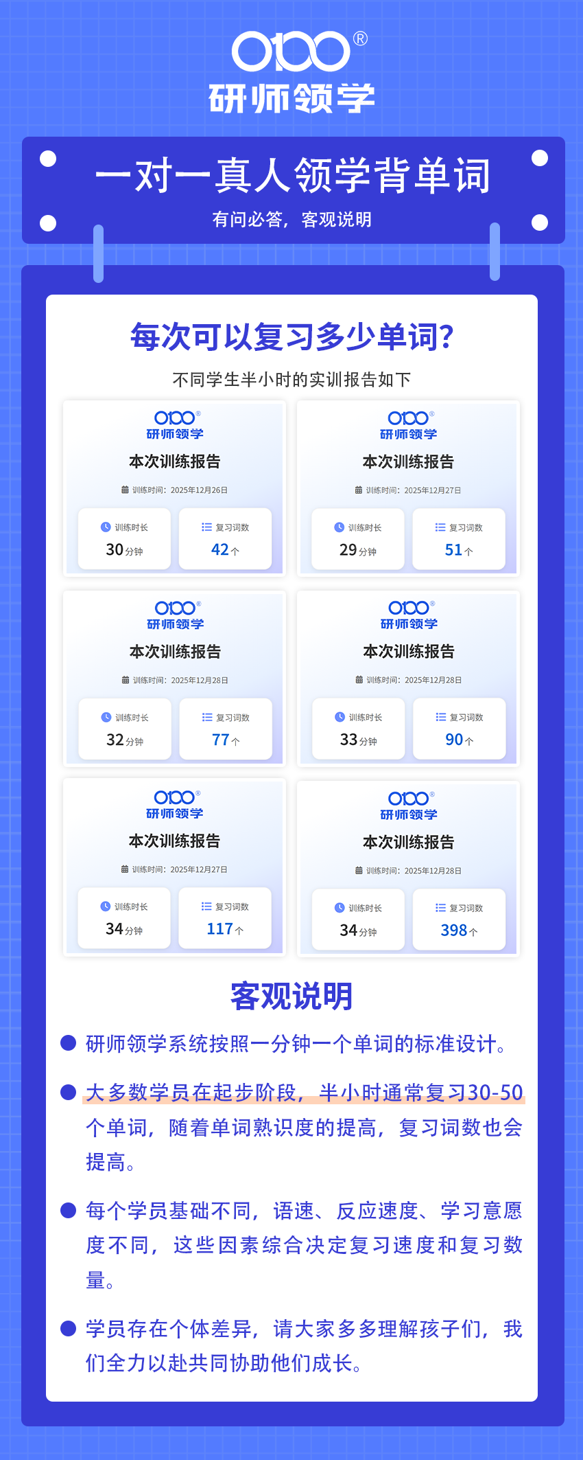 Q&A每次可以复习多少个单词